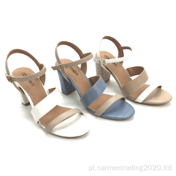 Nova coleção Moda Women Healled Sandals